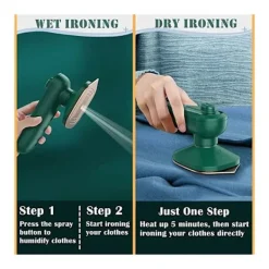 Ångtvättar-Mikrostångjärn, mini USB-ångstrykjärn, professionellt bärbart handhållet hushållsångstrykjärn för kläder, lämpligt för familj och resor