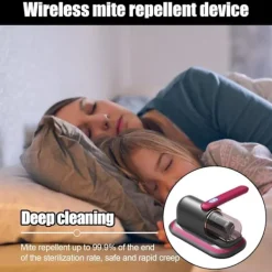 Dammsugare & Tillbehör-Mini Anti-kvalster dammsugare - UV-madrassdammsugare (Guld)