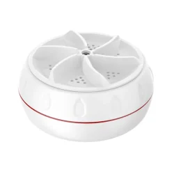 Tvättmaskiner-Mini Bärbar Tvättmaskin (Vit), Bärbar Tvättmaskin för Kläder, Sminkborstar, Frukt och Grönsaker