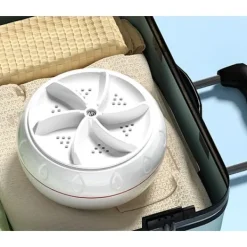 Tvättmaskiner-Mini Bärbar Tvättmaskin (Vit), Portabel Tvättmaskin för Kläder, Sminkborstar, Frukt och Grönsaker