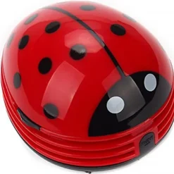 Dammsugare & Tillbehör-Mini Dammsugare för Skrivbord, Nyckelpiga Design, Hemmakontor, Dammsamlare, Bordsdammsugare, Dator