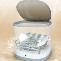 unbranded Soptunnor-Mini Diskmaskin För Koppar Muggar USB Uppladdningsbar Diskmaskin med Kopphållare