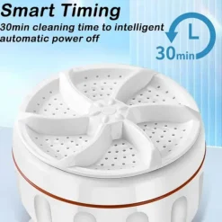 Tvättmaskiner-Mini Diskmaskin Portabel Bänkdiskmaskin Djuprengöring för Köket tvättmaskin 1 st