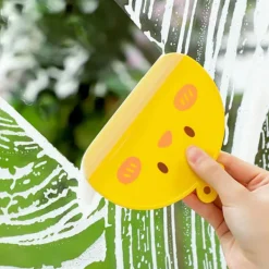 Fönsterrengöring-Mini Glasrakel, Tecknad Duschskrapa Liten Plastskrapa Fönsterskrapa, Enkel Rengöring Fönsterspegel Vattenskrapa