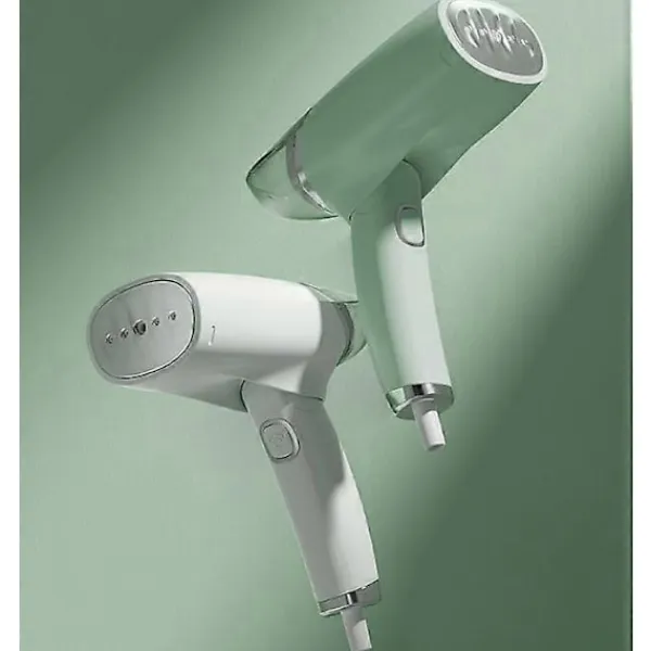 Ångtvättar-Mini Klädstrykjärn, Portabelt Resestrykjärn Ställ Torr Våt Strykning, Ångstrykjärn Handhållet Strykjärn Vit