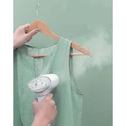 Ångtvättar-Mini Klädstrykjärn, Portabelt Resestrykjärn Ställ Torr Våt Strykning, Ångstrykjärn Handhållet Strykjärn Vit