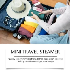 Strykjärn|Ångtvättar-Mini ångmaskin för resor