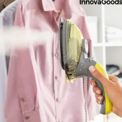 INNOVAGOODS Strykjärn-Mini ångstrykjärn 2 i 1 - VELYRON - - 800 W - Bärbar - Kompakt design