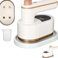 Ångtvättar-Mini Ångstrykjärn för Resor Handhållen Bärbar Ångare för Kläder Ångmaskin 180° Rotera Handtag Mini