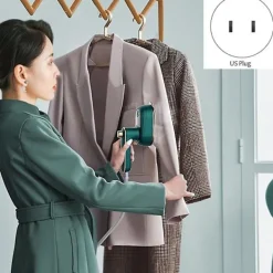 Ångtvättar-Mini ångstrykjärn Handhållen våt och torr dubbel varm ånggenerator Bärbar Garment Steamer Home Trave