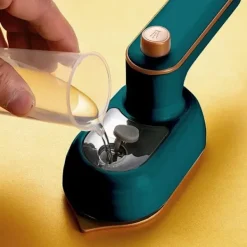 Generic Strykjärn-Mini Ångstrykjärn, Handhållet Ångstrykjärn för Hushåll, Mini Vått och Torrt Ångstrykjärn, Portabelt Resestrykjärn, A105 Strykjärn