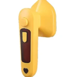 Ångtvättar-Mini ångstrykjärn Strykjärn med titanbasplatta Gul