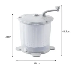 Tvättmaskiner-Mini portabel manuell tvättmaskin hem studentrum grå underkläder tvättmaskin trosor tvättmaskin kompakt storlek lämplig för små hushåll