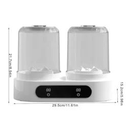 unbranded Tvättmaskiner-Mini Portabel Tvättmaskin med Dubbla Kar för Underkläder Strumpor Hinktvätt