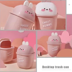 Soptunnor-Mini Soptunna Mini Papperskorg Skräpkorg Bedårande Soptunna Läpp-Typ Skräpkorg Soptunna