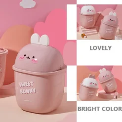 Soptunnor-Mini Soptunna Mini Papperskorg Skräpkorg Bedårande Soptunna Läpp-Typ Skräpkorg Soptunna