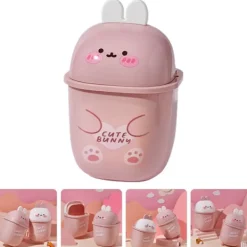 Soptunnor-Mini Soptunna Mini Papperskorg Skräpkorg Bedårande Soptunna Läpp-Typ Skräpkorg Soptunna