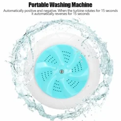 Tvättmaskiner-Mini tvättmaskin - Hushållsturbo tvättmaskin (Grön)-FS-
