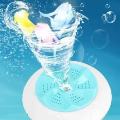 Tvättmaskiner-Mini tvättmaskin - Hushållsturbo tvättmaskin (Grön)-FA-