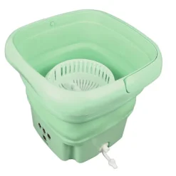 Tvättmaskiner-Mini Tvättmaskin Portabel Vikbar 8L Vattentät med Timerfunktion för Små Utrymmen