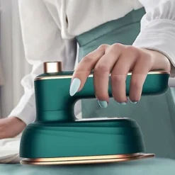 Ångtvättar-Minijärn, bärbart resejärn, våt- och torrstrykning, handhållen ångstrykjärn, handhållen strykmaskin