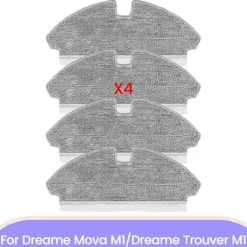 Dammsugare & Tillbehör-Moppduk för M1 / Trouver M1 Dammsugare Reservdelar Effektiv Hushållsrengöring Tillbehör 4ST