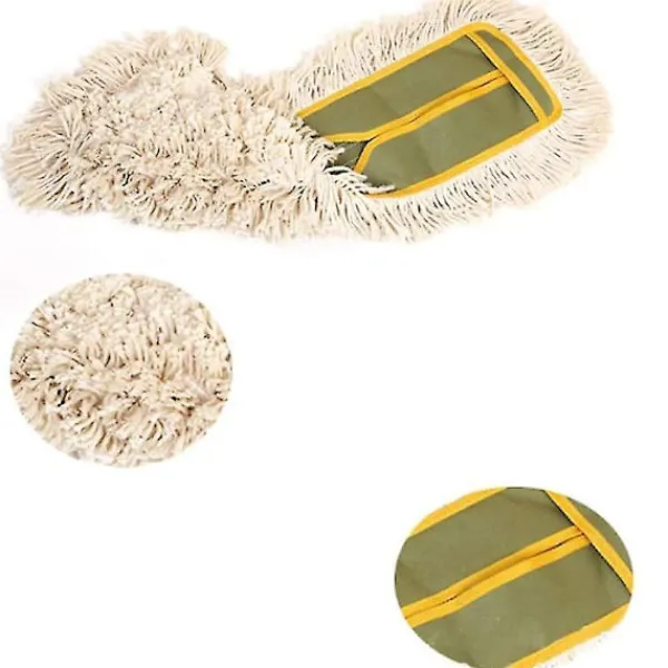 NeunWolken Städmoppar-Moppöverdrag bomull, 2 st bomullsmopp moppöverdrag golvmopp 40cm