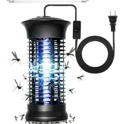 Skadedjur & Insekter-Mosquito Killer Lamp, Kraftfull elektronisk Bug Killer Bug Trap Kraftfull insektsflugfälla med krok Myggzappers Fly Gn