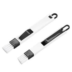 LBSS Fönsterrengöring-Multifunktionell handhållen räfflor Spaltrengöringsborste Löstagbar fönsterborsterengöringsverktyg för hemmakontor