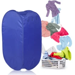 Torktumlare-Multifunktionell hushållshopfällbar elektrisk Klädtork Hängare TorkmaskinAU-kontakt 220V