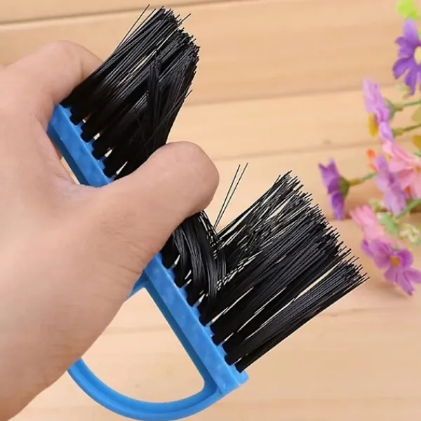 GIFT OF G Rengöringsmedel-Multifunktionell Mini Sopskyffel och Borstset, små Rengöringsverktyg, kvast, portabel Sopskyffel, blå