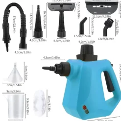 Ångtvättar-Multifunktionell ångrengörare 1000W Hög Temperatur Lämplig För Avfettning i Kök och Bilrengöring