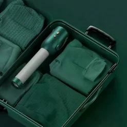 Torktumlare-Multifunktionell portabel minitork för hushållsbruk, lämplig för studentboende, torkar kläder, skor och djurhår, perfekt för resor, grön