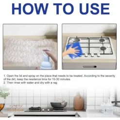 Generic Rengöringsmedel-Multifunktionell rengöringsspray, allsidig skumrengöring, allround köksrengöringsskum, multifunktionell skumrengöringsspray