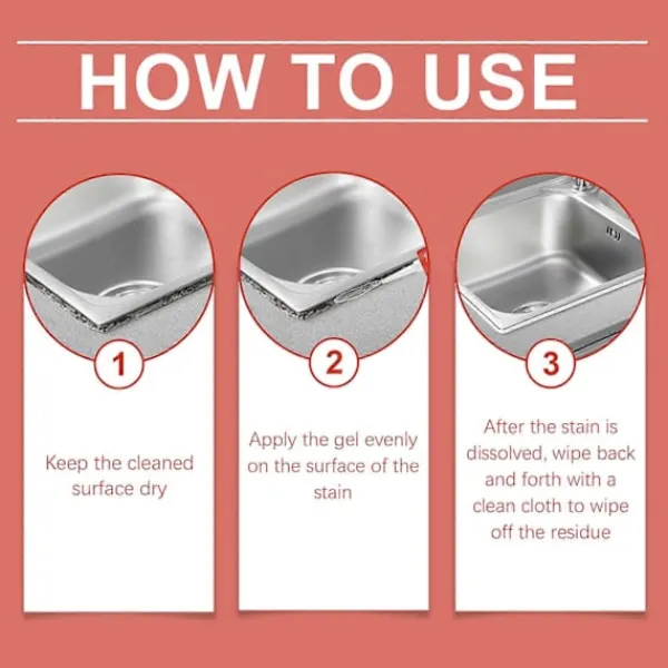 Rengöringsmedel-Multifunktionell rengöringsgel för fläckar