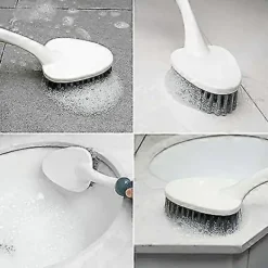 Rengöringsmedel-Multifunktionell rengöringsborste, 4 st, tvättborste med grepp, diskborste, spårborste, hörnbortse, rengöringsborste för kök, badrum, bänkskiva