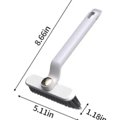 Rengöringsmedel-Multifunktionell roterande rengöringsborste för springor, rengöringsborstar för svåråtkomliga ställen, med rengöringsklämma[CO]