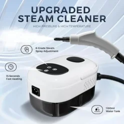 Ångtvättar-NA/Ångrengörare, Uppgraderad 2500W Handhållen Ångrengörare, Högtryckstvätt för Rengöring, Bärbar Ångrengörare för,A