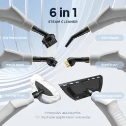 Ångtvättar-NA/Ångrengörare, Uppgraderad 2500W Handhållen Ångrengörare, Högtryckstvätt för Rengöring, Bärbar Ångrengörare för,A