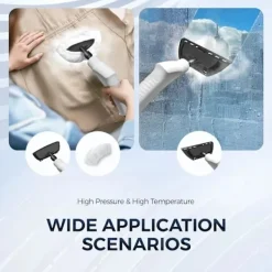 Ångtvättar-NA/Ångrengörare, Uppgraderad 2500W Handhållen Ångrengörare, Högtryckstvätt för Rengöring, Bärbar Ångrengörare för,A