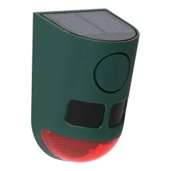Skadedjur & Insekter-N911B Soldriven Ultraljud Djuravvisare för Utomhus Infraröd Rörelsesensor Ljud Ljus Alarm Fågel Skadedjursavskräckare