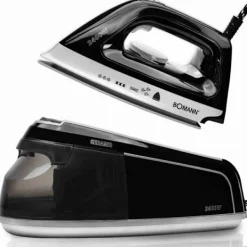 BOMANN Strykjärn-Ånggenerator med keramisk sula 3,5 Bar Svart DBS6034CB-Svart