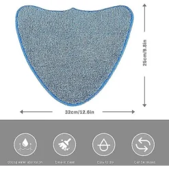 DAO Städmoppar-Ångmopp Pads för Dirt Devil DSS04-E01 Ångrengöringsborste (4-pack) [DB]