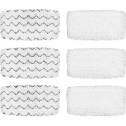 DAO Städmoppar-Ångmoppdyna för Bissell PowerFresh Vac & Steam 2747A, 1132 1543 1632 1652 Symphony Dammsugare och Ångmoppserier, 6-pack [db]