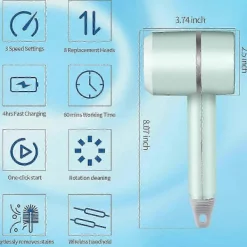 Städmaskiner-Ångmopprengöringsdynor i mikrofiber, slitstarka för golv – yux