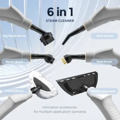 Dammsugare & Tillbehör-Ångrengörare, Uppgraderad 2500W Handhållen Ångrengörare, Högtryckstång för Rengöring, Bärbar Ångrengörare för{KDO}
