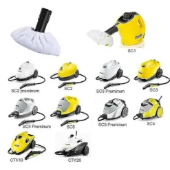 unbranded Ångtvättar-Ångrengörings Mikrofiber Ersättningsdukar Set - 10 Ersättningsdukar För Handhållna Ångrengörare - Lämpliga För Tvättmaskiner - Ångrengöring