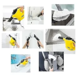 unbranded Ångtvättar-Ångrengörings Mikrofiber Ersättningsdukar Set - 10 Ersättningsdukar För Handhållna Ångrengörare - Lämpliga För Tvättmaskiner - Ångrengöring