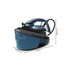 CALOR Strykjärn-Ångstation Express Vision Automatisk justering Blå/Svart SV8151C0 - Boreal blå & svart