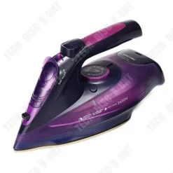 TECH DISCOUNT Strykjärn-Ångstrykjärn - TD® - Fem inställningar - Nano-keramisk platta - Trådlös och med sladd - Lätt att rengöra